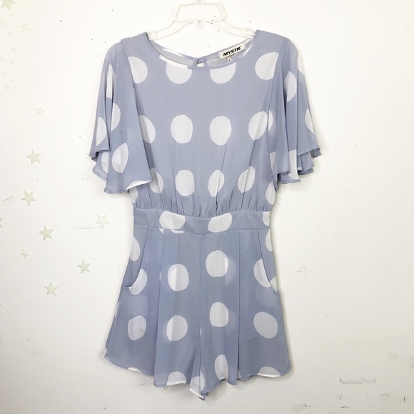 MYSTIC lavender spotted romper - Picture 9 of 10